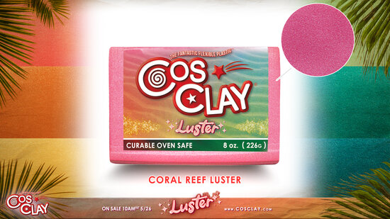 Cosclay LUSTER - Coral Reef[226g]