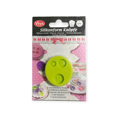 Viva silicone mould Buttons