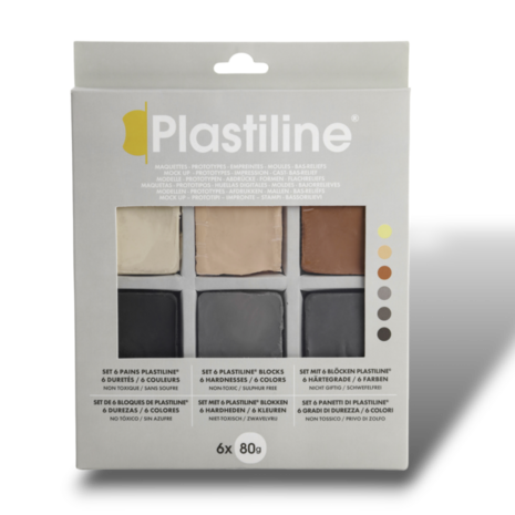 Plastiline set 6 Blocks